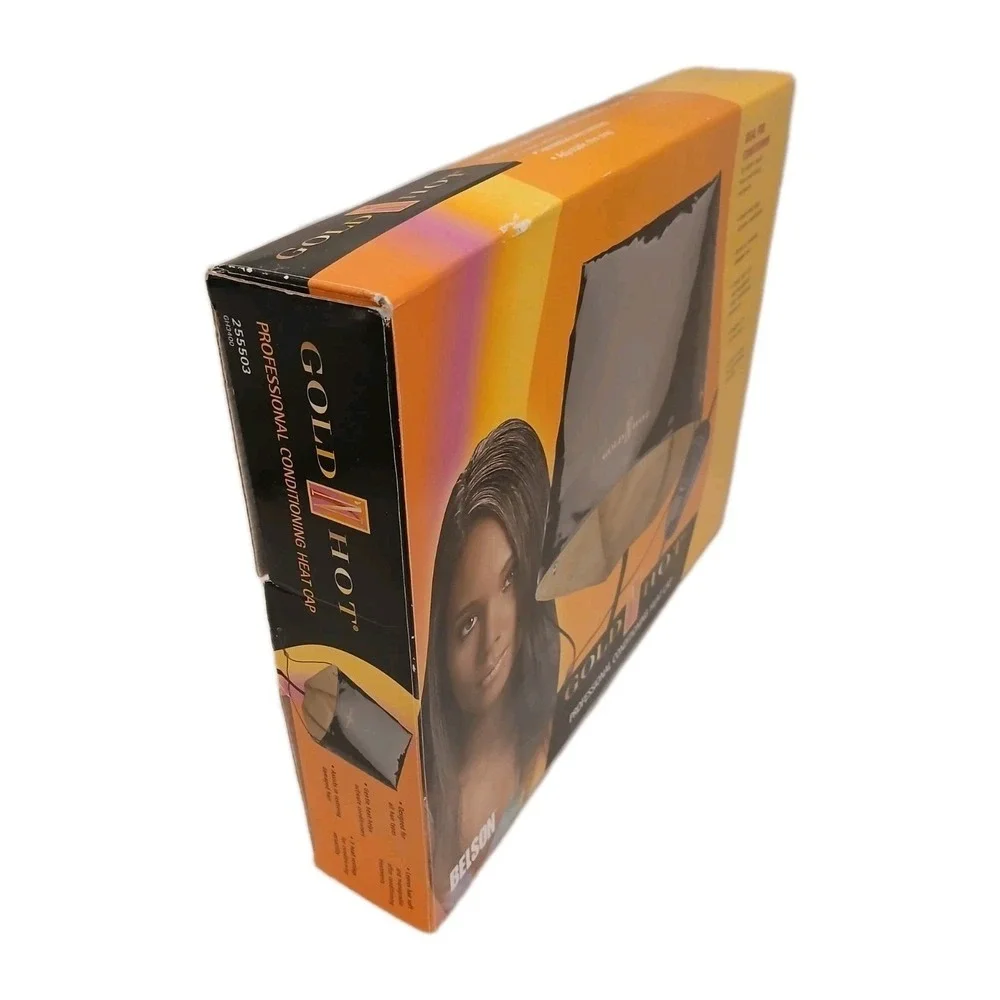 NEW Gold N Hot Professional Heat Cap Salon Soft BONNET Portable Conditioning